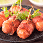 receta salchichas tocino