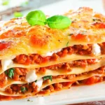 lasana en salsa bechamel