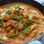 receta facil pollo strogonoff